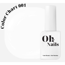 Цветное гелевое покрытие “Oh my nails” Color chart 001, Беларусь (10мл)