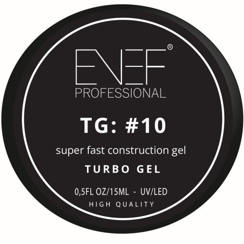 Гель TURBO GEL TG#10 “ENEF PROFESSIONAL”, Беларусь (15мл)