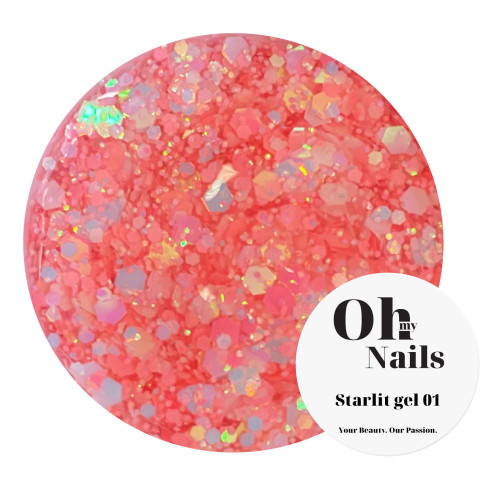 Цветное гелевое покрытие starlight gel 01 “Oh my nails” (15мл)