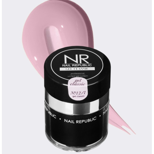 NR GEL CLASSIC №12/1 (30гр) с помпой ,гель классический для моделирования,РФ (30мл)